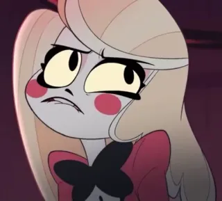 🙄 bb5993a3 Charlie Hazbin Hotel 卡通, 动画, 查理, Hazbin Hotel, 角色, 表情 telegram sticker