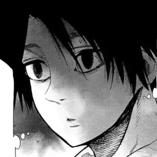 ☠️ 8ebe7efd 动漫, 漫画, 肖像, 角色, 黑白 telegram sticker