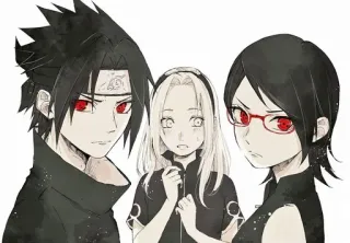 💞 a9d09e5c Sasuke Naruto Anime, Manga, Fanart, Sasuke, Sakura, Sarada, Naruto telegram sticker