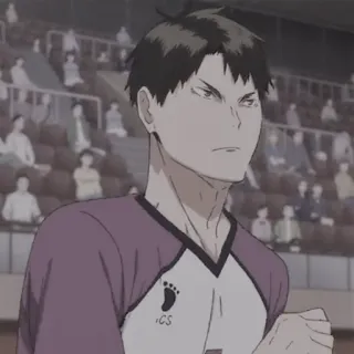 💷 3ae1b91c Hajime Iwaizumi Haikyuu!! Anime, Thể thao, Bóng chuyền, Iwaizumi, Haikyuu telegram sticker