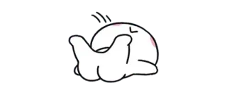 ✨ 3d806751 卡通, 中指, 冒犯手势 whatsapp sticker