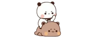 ✨ 68d66e04 可爱, 熊猫, 熊, 卡通, 动物 whatsapp sticker