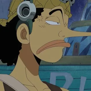 😡 43d09414 Usopp One Piece 动漫, 海贼王, 乌索普, 角色, 海盗 telegram sticker