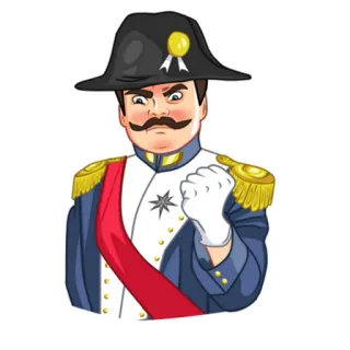 😤 23cd6af6 军事, 制服, 帽子, 男人, 卡通, 历史 telegram sticker