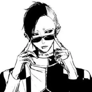 ♟ c51c6ca1 Uta Tokyo Ghoul uta, tokyo ghoul, anime, character, ghoul telegram sticker