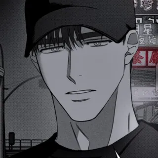 🩸 8174bc8f Anime, Uomo, Ritratto, Personaggio, Cartone animato telegram sticker