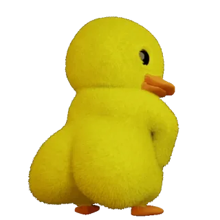 🍑 43e855fa เป็ด, การ์ตูน, น่ารัก, สัตว์ telegram sticker