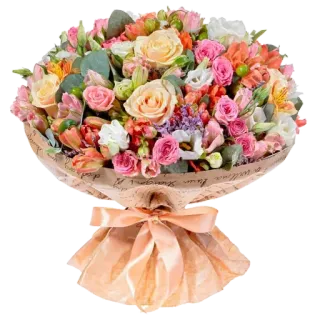 💐 4a31fec0 flower bouquet, roses, floral arrangement, gift, flowers, celebration telegram sticker