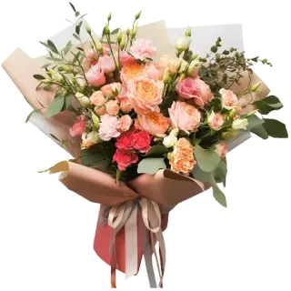 💐 aa9b55bb bouquet, flowers, floral, roses, arrangement, gift telegram sticker