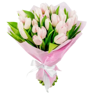 🌷 bc7853bb flowers, bouquet, tulips, pink, floral arrangement, gift, celebration telegram sticker