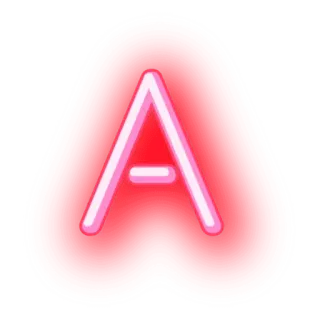 ▪ 9bc2b22a Chữ A, Biểu tượng đỏ, Bảng chữ cái, Ký hiệu, Chữ hoa telegram sticker