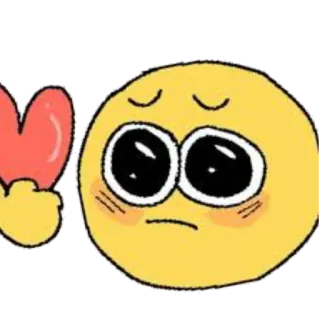 ❤️ 972e4048 emoji, sad, heart, love, illustration, sticker telegram sticker