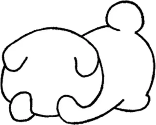 🙈 18244f50 ปอมปอมปุริน, ซานริโอ้, หมา, นอน, ง่วง, น่ารัก telegram sticker