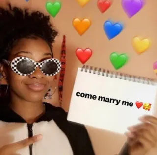 💗 e23586d0 come marry me ❤️🥰 結婚してください, 愛, プロポーズ, かわいい, ハート, 恋愛, ロマンチック whatsapp sticker