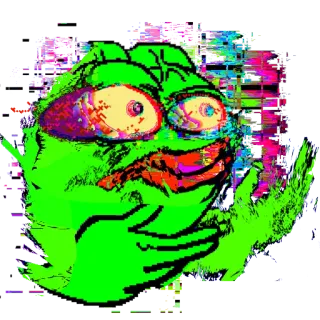 Glitch by @uxlive telegram stickers