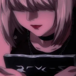 🥰 1c72ee4a Misa Amane Death Note Anime, Manga, Death Note, Misa Amane telegram sticker