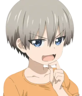 😏 aa84a8d3 Uzaki Hana Uzaki-chan Wants to Hang Out! Аниме, Узаки Чан, Милая, Девушка, Манга telegram sticker