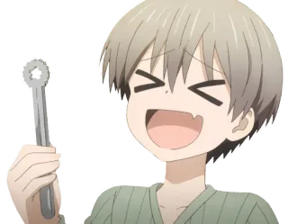 😁 f9ff963f Uzaki Hana Uzaki-chan Wants to Hang Out! Аниме, Узаки-тян, Узаки Хана, смешные, милые telegram sticker