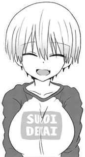 😄 17582f1c SUGOI DEKAI Anime, Ragazza, Kawaii, Carino, Giapponese, Manga, Personaggio telegram sticker