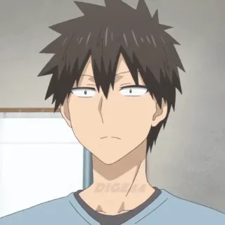 🙁 53b99f9f DIG64 anime, character, portrait, man telegram sticker