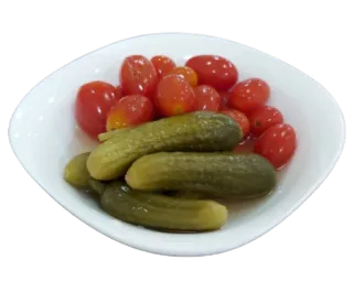 🍽 0bc67f21 腌黄瓜, 西红柿, 食物, 蔬菜 telegram sticker