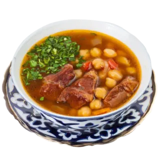 🍽 206be1e3 食物, 汤, 肉, 鹰嘴豆, 菜肴 telegram sticker