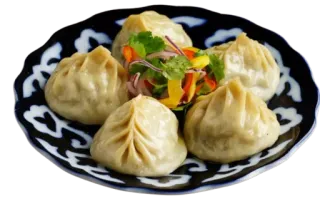 🍽 256b0be8 食物, 饺子, 曼提, 乌兹别克, 亚洲, 菜肴 telegram sticker