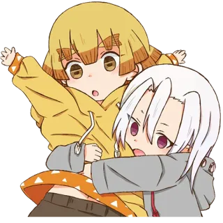 💎 6343e210 Anime, Kartun, Stiker, Imut, Chibi, Teman telegram sticker