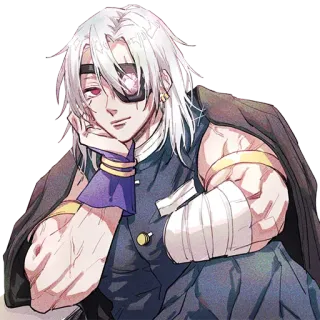 💎 ed9977ce Tengen Uzui Demon Slayer Anime, Karakter, Tengen Uzui, Kimetsu no Yaiba telegram sticker