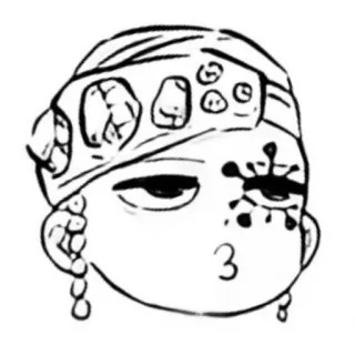 🎆 2a785be0 Anime, Manga, Kartun, Potret, Ekspresi wajah, Bando telegram sticker