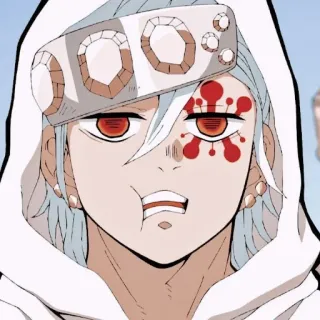 🌌 97cf1d8e Tengen Uzui Demon Slayer Anime, Demon Slayer, Tengen Uzui, Darah, Karakter telegram sticker