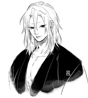 ✨ 09439c23 Anime, Manga, Postać, Sztuka, Rysunek, Ilustracja telegram sticker