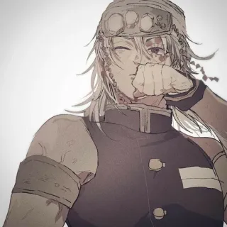 ✨ 3771e1f2 Tengen Uzui Demon Slayer Anime, Postać, Demon Slayer, Tengen Uzui telegram sticker