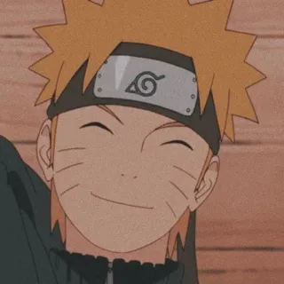 💛 48715418 Naruto 나루토, 애니메이션, 만화, 캐릭터, 미소, 머리띠 telegram sticker