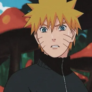 💛 ae071064 Naruto Uzumaki Naruto 애니메이션, 나루토, 우즈마키, 슬픈, 화난 telegram sticker