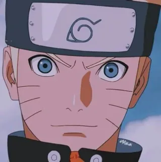 💛 bff85f41 Naruto 나루토, 애니, 캐릭터, 우즈마키, 만화 telegram sticker