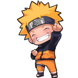 ✊ 1cccd120 Naruto Anime, Cartoon, Ninja, Figur telegram sticker