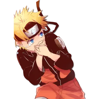 🙊 52bc046b Naruto Uzumaki Naruto anime, manga, naruto, uzumaki, aufkleber telegram sticker