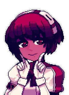 😍 1a0598a4 ピクセルアート, アニメ, 可愛い, 女性 telegram sticker