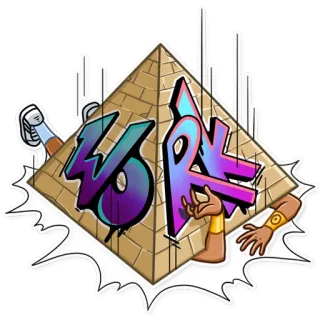 Pharaoh Vadidas telegram stickers