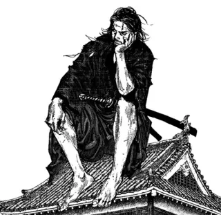 β 29c6c04b manga, samurai, sword, warrior, traditional, japanese, katana telegram sticker