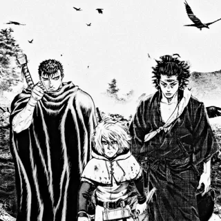 β 2a563a82 Guts Berserk manga, berserk, sword, warrior, anime telegram sticker