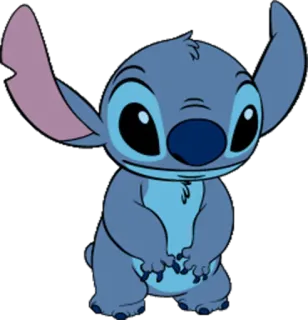 ☺️ 99500edc Stitch Lilo & Stitch Мультик, Пришелец, Милый, Дисней telegram sticker