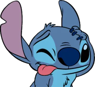 😜 dc8bced8 Stitch Lilo & Stitch Стич, Лило и Стич, Мультфильм, Дисней, Инопланетянин, Милый telegram sticker