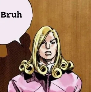 🌟 02c10262 Funny Valentine JoJo's Bizarre Adventure Bruh アニメ, マンガ, 面白い, バレンタイン, ジョジョ whatsapp sticker