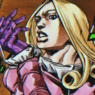 🌟 638dc865 Funny Valentine JoJo's Bizarre Adventure アニメ, マンガ, ジョジョ, ファニー・ヴァレンタイン, キャラクター whatsapp sticker