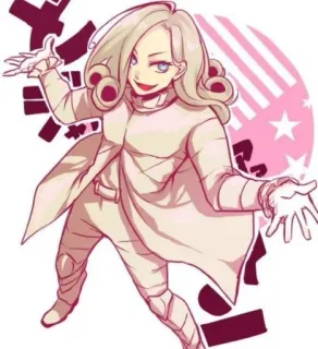 🌟 e5fe9784 Funny Valentine JoJo's Bizarre Adventure アニメ, ジョジョ, ファニー・ヴァレンタイン, 大統領, 悪役 whatsapp sticker