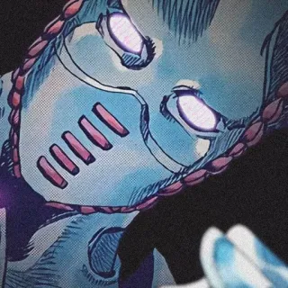 🌟 e6ab8803 Tusk (Act 4) JoJo's Bizarre Adventure アニメ, マンガ, ジョジョ, スタンド whatsapp sticker