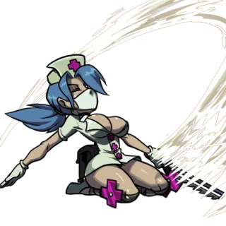 🌡 9dc86740 Valentine Skullgirls Infirmière, Anime, Jeu vidéo, Fighter, Skullgirls, Valentine whatsapp sticker