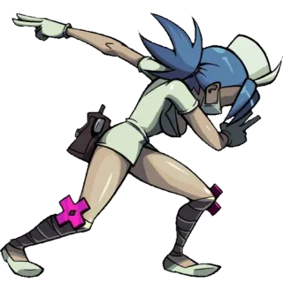 🌡 e98718d3 infirmière, dab, personnage, médical, dessin animé, autocollant whatsapp sticker